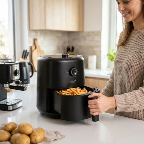 Frytkownica beztłuszczowa Adler AD 6310 Air Fryer 3L 2200W - regulacja temperatury