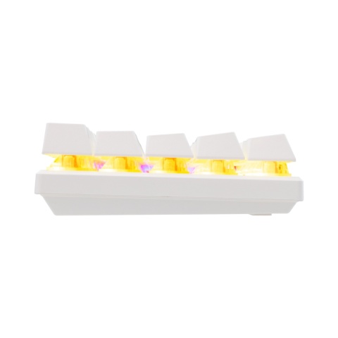 Klawiatura Mechaniczna Baracuda Dolphin 60% RGB Red Switch Biała