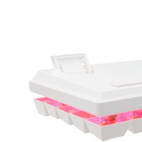 Klawiatura Mechaniczna Baracuda Dolphin 60% RGB Red Switch Biała