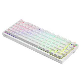 Klawiatura Mechaniczna Bezprzewodowa SAVIO PHENIX WHITE Gateron Yellow