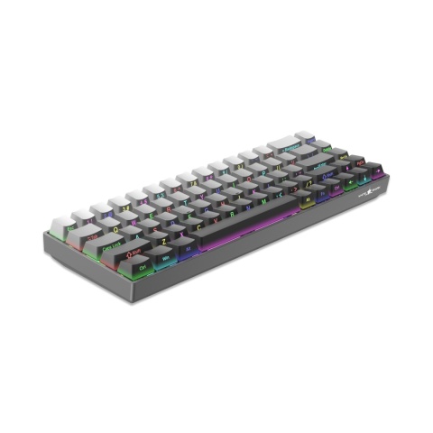 Klawiatura Mechaniczna White Shark NUNCHAKU Red Switch 68 Klawiszy RGB Gray