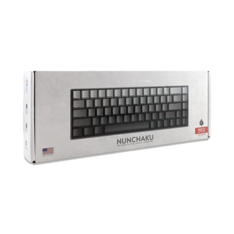 Klawiatura Mechaniczna White Shark NUNCHAKU Red Switch 68 Klawiszy RGB Gray