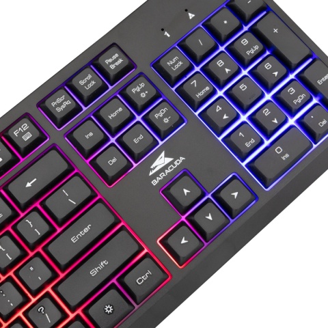 Klawiatura Membranowa Baracuda Starfish GAMING Rainbow LED Anti-Ghosting USB