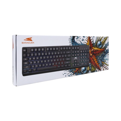 Klawiatura Membranowa Baracuda Starfish GAMING Rainbow LED Anti-Ghosting USB