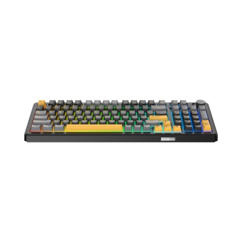 Klawiatura mechaniczna White Shark EXCALIBUR czarna KTT Wine GAMING Red RGB Hot-Swap