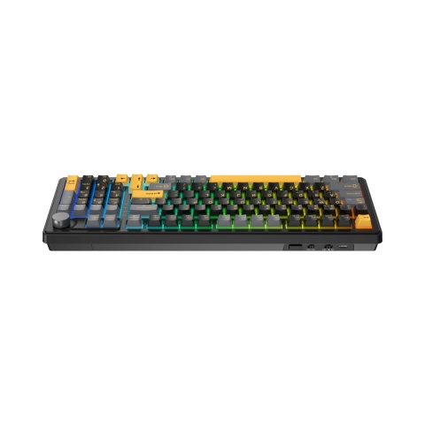 Klawiatura mechaniczna White Shark EXCALIBUR czarna KTT Wine GAMING Red RGB Hot-Swap