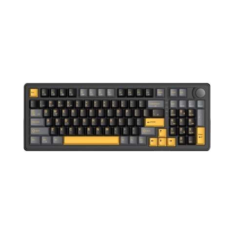 Klawiatura mechaniczna White Shark EXCALIBUR czarna KTT Wine GAMING Red RGB Hot-Swap