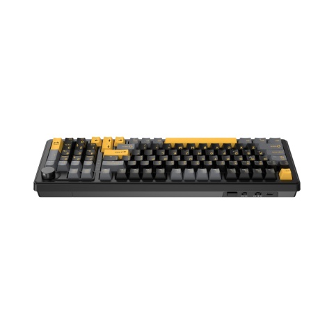 Klawiatura mechaniczna White Shark EXCALIBUR czarna KTT Wine GAMING Red RGB Hot-Swap