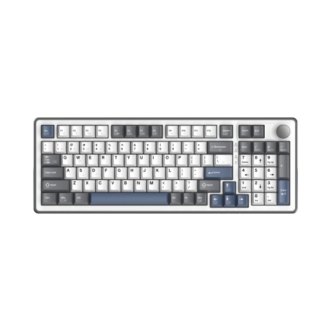 Klawiatura mechaniczna White Shark EXCALIBUR biała KTT Wine GAMING Red RGB Hot-Swap