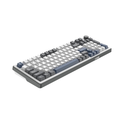 Klawiatura mechaniczna White Shark EXCALIBUR biała KTT Wine GAMING Red RGB Hot-Swap