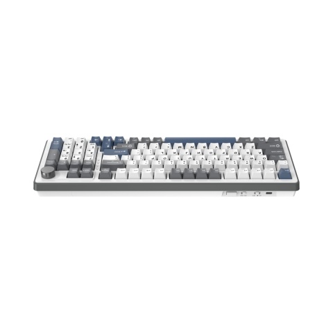 Klawiatura mechaniczna White Shark EXCALIBUR biała KTT Wine GAMING Red RGB Hot-Swap