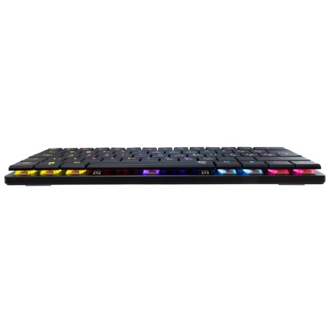 Klawiatura gamingowa White Shark NAGAMAKI czarna Red Switch Low Profile RGB