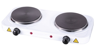 Kuchenka elektryczna Esperanza COTOPAXI EKH010W 2000W dwupalnikowa turystyczna biała