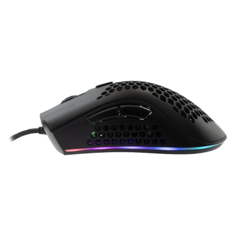 Mysz Gamingowa Baracuda Coral 12800 DPI RGB 1000 Hz 6 Przycisków Czarna