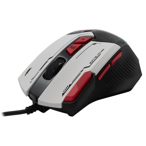 Mysz Gamingowa Baracuda Manta 12800 DPI RGB 1000 Hz 8 Przycisków Biała