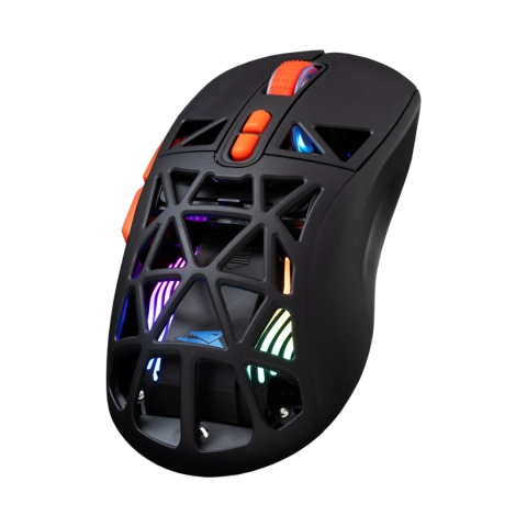 Mysz Gamingowa Baracuda Seal 12800 DPI RGB 7 Przycisków Czarna