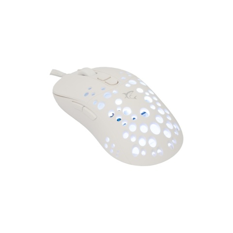 Mysz Gamingowa White Shark TRISTAN-2 12800 DPI RGB 1000 Hz Biała