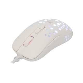 Mysz Gamingowa White Shark TRISTAN-2 12800 DPI RGB 1000 Hz Biała