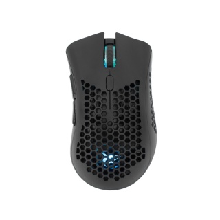 Mysz bezprzewodowa White Shark LIONEL czarna RGB 10000 DPI