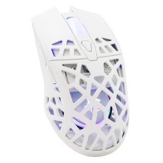 Mysz gamingowa White Shark CARADOC biała RGB 7200 DPI