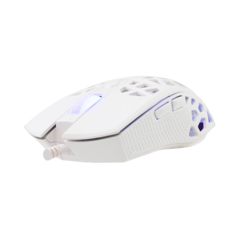 Mysz gamingowa White Shark CARADOC biała RGB 7200 DPI