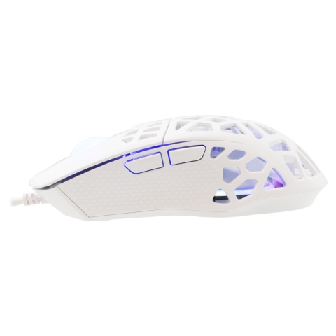Mysz gamingowa White Shark CARADOC biała RGB 7200 DPI