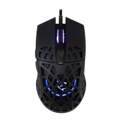 Mysz gamingowa White Shark CARADOC czarna RGB 7200 DPI