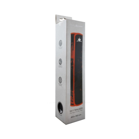 Podkładka gamingowa White Shark SKYWALKER XL czarno-czerwona 800 × 350 mm