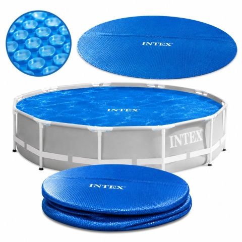 INTEX Pokrywa solarna grzewcza do basenu 244 cm INTEX – mata do podgrzewania wody