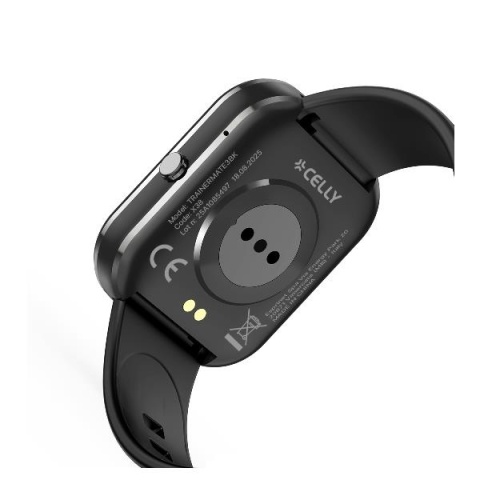 Smartwatch Celly TRAINERMATE3 1.96 AMOLED Rozmowy 2 Paski Pulsoksymetr USB-C