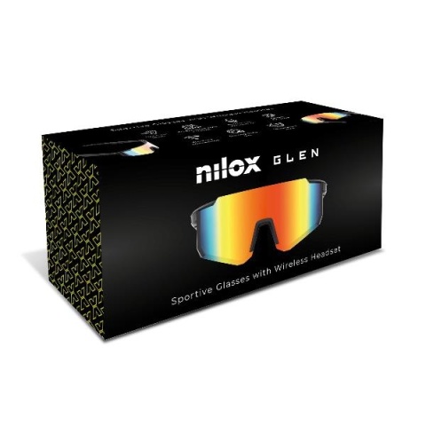 Okulary Inteligentne Smart Glasses Nilox Glen Audio Open Ear UV400 BT Sportowe