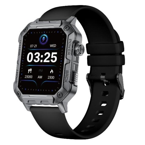 Smartwatch sportowy Nilox Trailwatch 1,91″ GPS IP67 z pomiarem tętna i saturacji