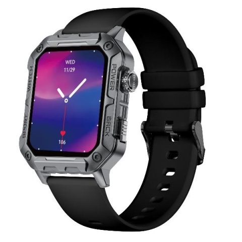 Smartwatch sportowy Nilox Trailwatch 1,91″ GPS IP67 z pomiarem tętna i saturacji