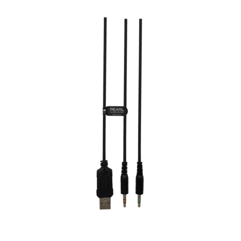 Słuchawki Gamingowe Baracuda Pearl z Mikrofonem LED 40 mm Czarne