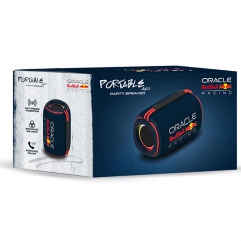 Przenośny głośnik Red Bull Racing 16 W Bluetooth LED USB AUX MicroSD