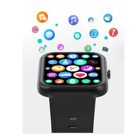 Smartwatch Celly TRAINERWATCH3 AMOLED 1,96" Bluetooth Rozmowy SpO₂ Pulsometr Monitor Snu Sport Android iOS