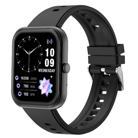 Smartwatch Celly TRAINERWATCH3 AMOLED 1,96" Bluetooth Rozmowy SpO₂ Pulsometr Monitor Snu Sport Android iOS