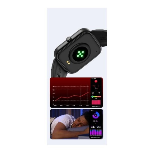 Smartwatch Celly TRAINERWATCH3 AMOLED 1,96" Bluetooth Rozmowy SpO₂ Pulsometr Monitor Snu Sport Android iOS