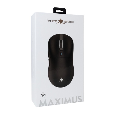 Bezprzewodowa White Shark MAXIMUS czarna Premium Line 26000 DPI