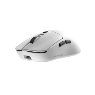 Mysz gamingowa bezprzewodowa White Shark MAXIMUS 26000 DPI 55 g biała