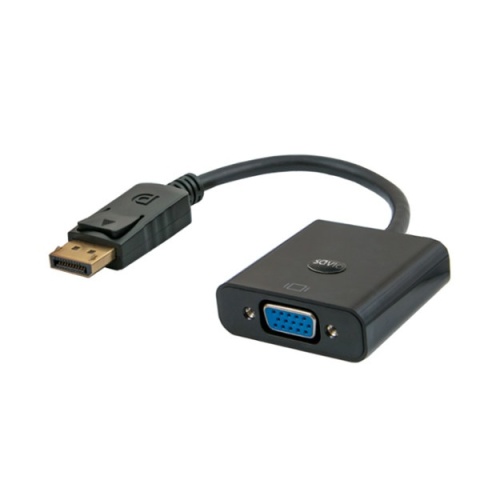 Adapter SAVIO CL-90/B DisplayPort na VGA Full HD 1080p DP do VGA