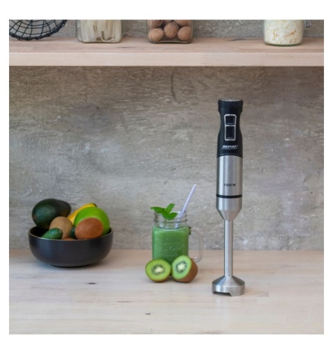 Blender Ręczny MPM MBL-33M 1500W Stalowy 9 Prędkości TURBO