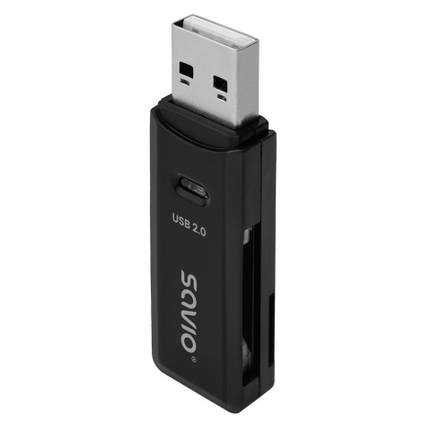 Czytnik Kart SAVIO AK-63 USB 2.0 SD MicroSD SDHC SDXC 480 Mb/s
