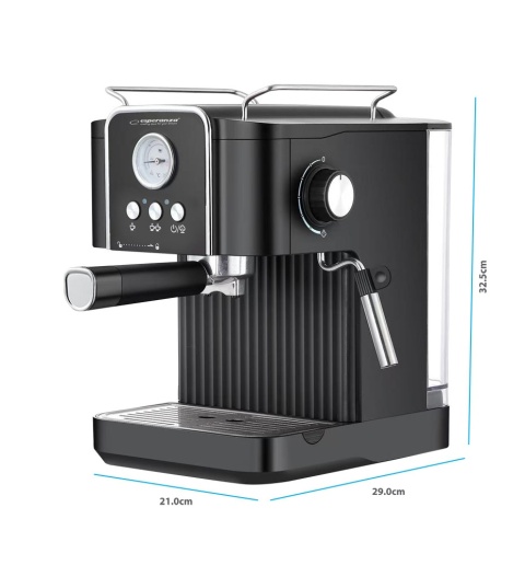 Ekspres Kolbowy Esperanza Excelsa EKC010 20 Bar 850W 1,8L Spieniacz