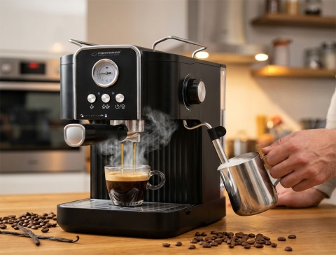 Ekspres Kolbowy Esperanza Excelsa EKC010 20 Bar 850W 1,8L Spieniacz