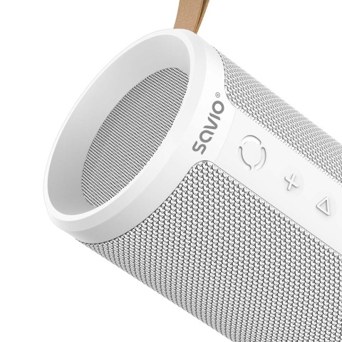 Głośnik Bluetooth SAVIO BS-032 Biały 2×5W Stereo TWS AUX SD IPX5