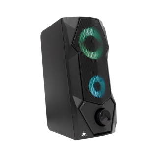 Głośniki Komputerowe White Shark FLOW 2.0 RGB USB 5W Czarne
