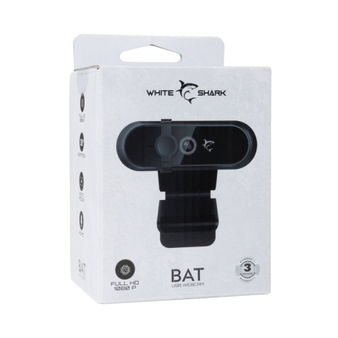 Kamera Internetowa White Shark BAT Full HD 1080p Autofocus Mikrofon USB