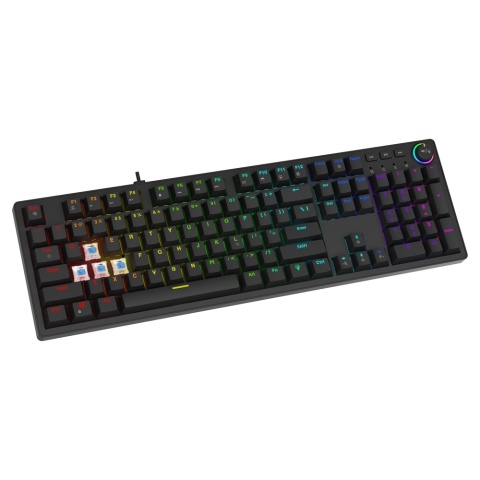 Klawiatura Mechaniczna SAVIO STYX Blue Hot Swap RGB Full Size