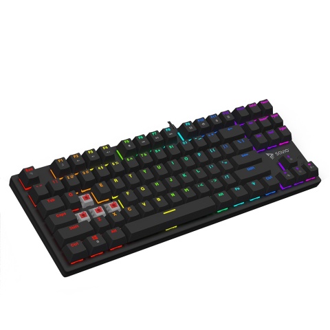 Klawiatura Mechaniczna SAVIO TEMPEST X2 Outemu Red RGB TKL 87 Klawiszy
